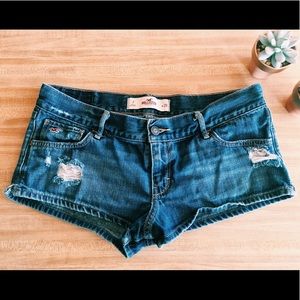 Hollister jean shorts